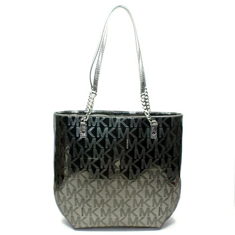 michael kors jet set chain tote nickel